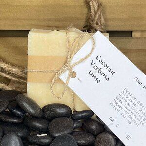 Coconut Verbena Lime Goat Milk Soap Bar